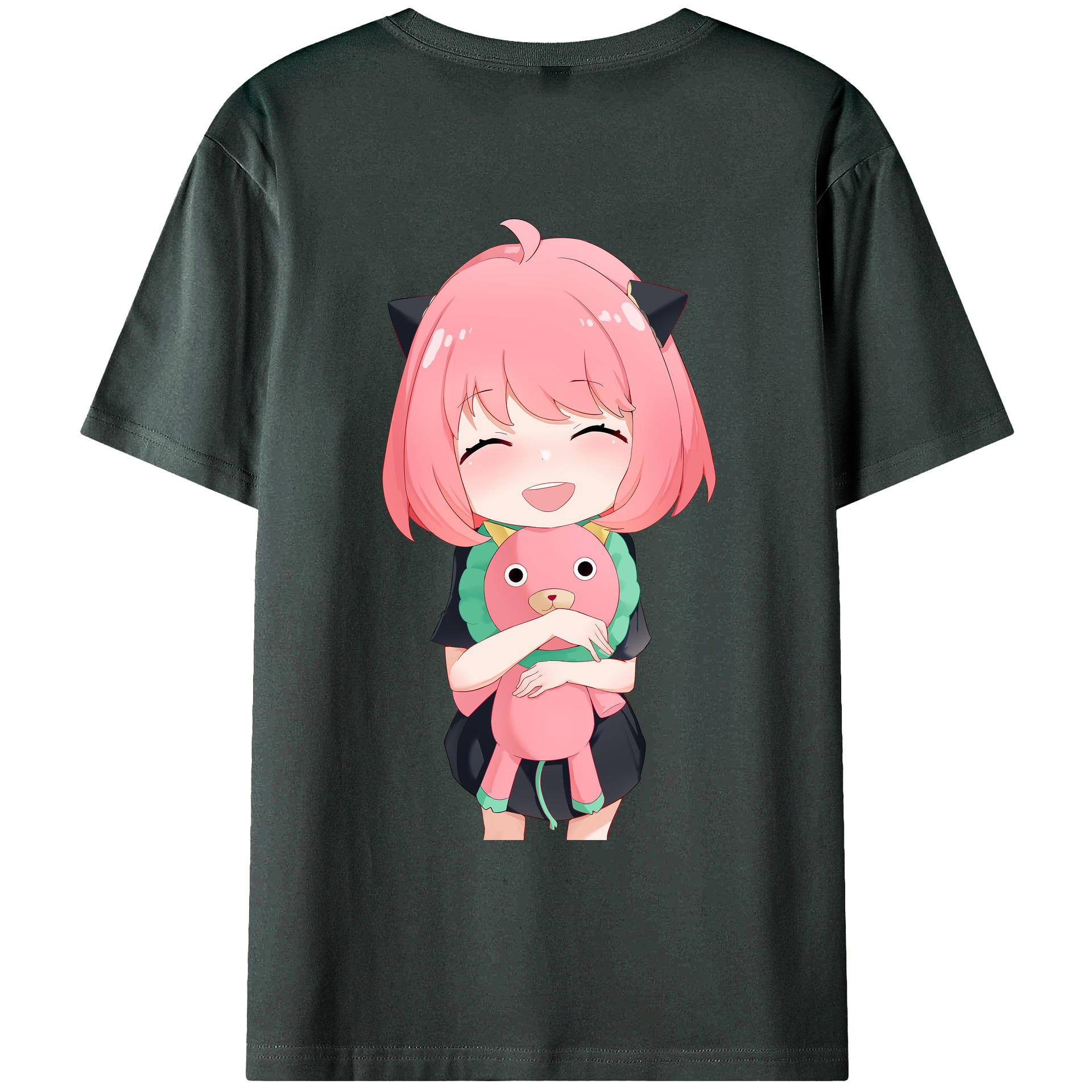 （画像用） SPY×FAMILY间谍家家酒 綿100％ メンズ半袖Tシャツ（バックプリント） 通気性